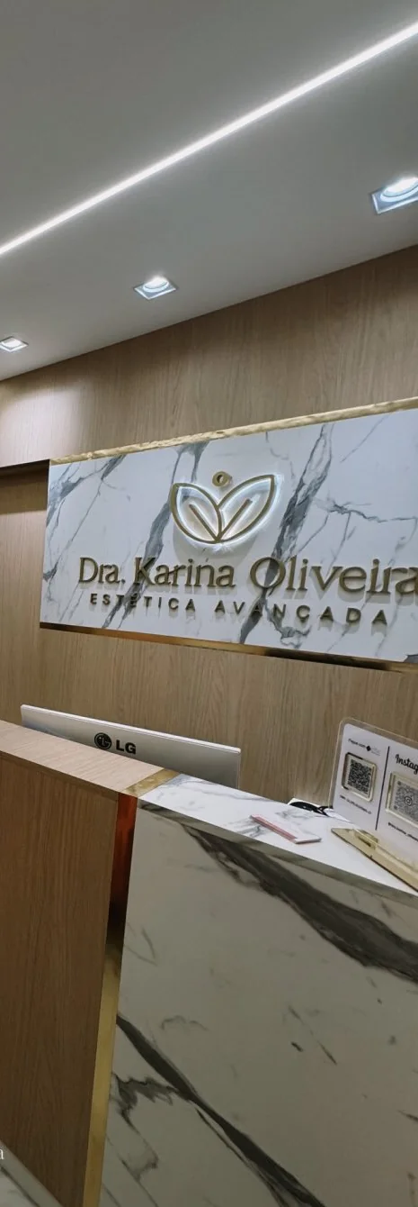 Recepção da Clínica Dra. Karina Oliveira no Ipiranga, São Paulo